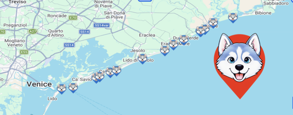 Dog Beaches in. Veneto